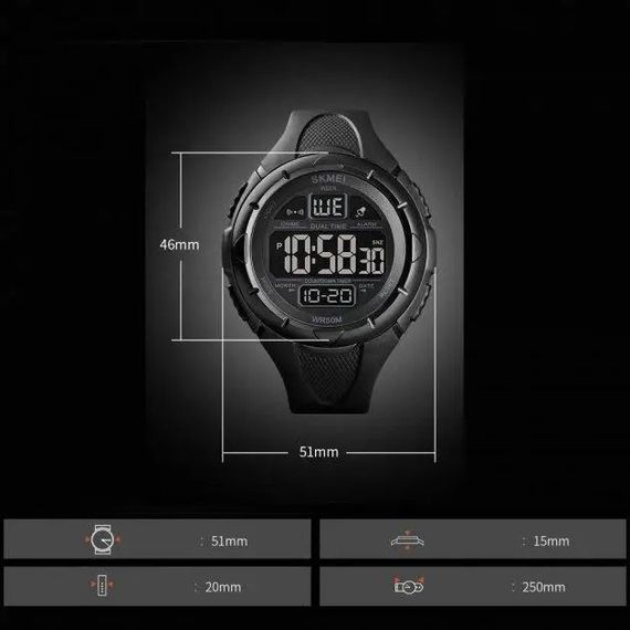 Спортивні годинники чоловічі водонепроникні, Годинники Спецназ Якісні чоловічі тактичні CK-13 | Зображення 2