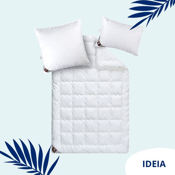 Подушка Super Soft Premium IDEIA 70х70 см два чехла с молнией аналог лебяжьего пуха (8-11638) | Зображення 6