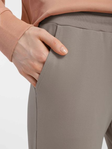 Штани жіночі спортивні на манжеті сірі, M | Зображення 2
