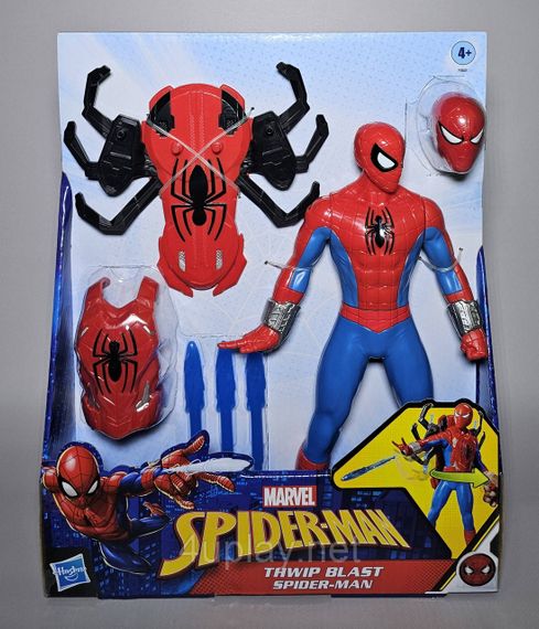 Фігурка Людина Павук Вибуховий Удар із аксесуарами Hasbro Marvel Spider Man Thwip Blast | Зображення 7