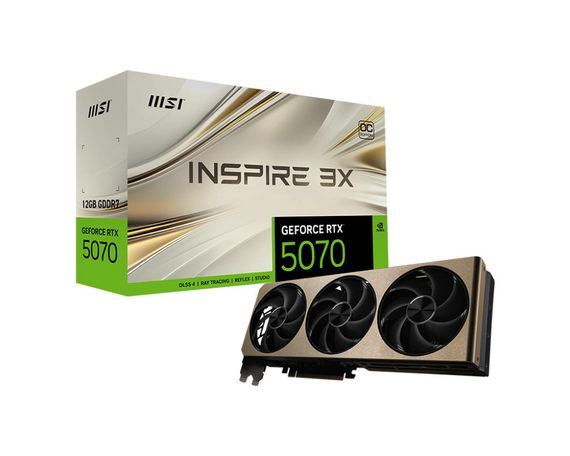 Видеокарта MSI GeForce RTX 5070 12GB GDDR7 INSPIRE 3X OC 912-V532-006 | Зображення 5