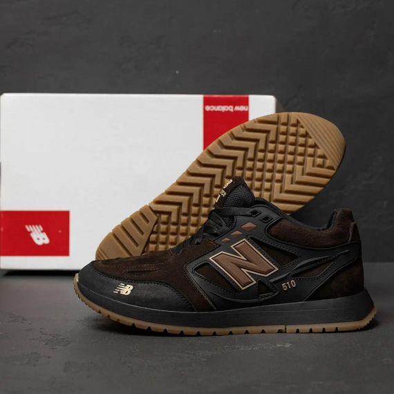 Кросівки шкіряні  New Balance коричневі | Зображення 9