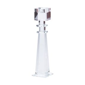 Підсвічник скляний Geometry 28 см