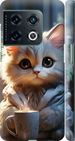 Чохол на OnePlus 10 Pro Білий кіт "5646m-2588-2448"