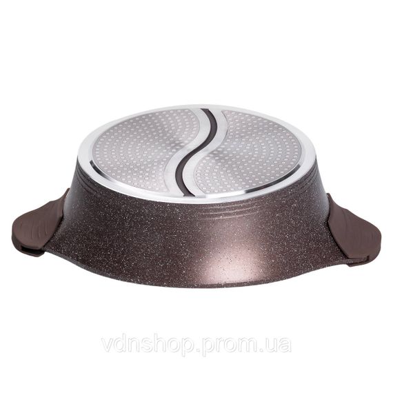Алюмінієва каструля Ø 30 см, мармурове антипригарне покриття, кавовий MGC HP-4-413CO | Зображення 2