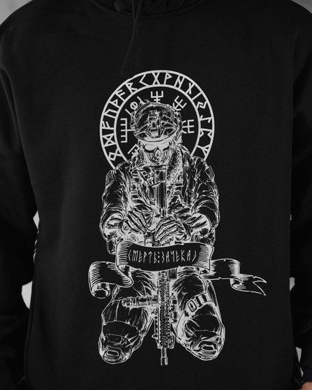 Тепла худи ghetto runes НП4964 | Зображення 5