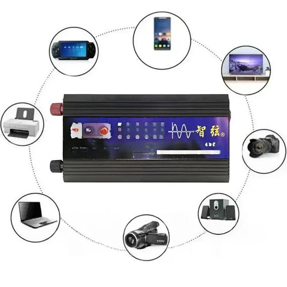 Автомобільний інвертор 12В-220В 4000Вт XPRO 4000W (234575867_4904) | Зображення 2