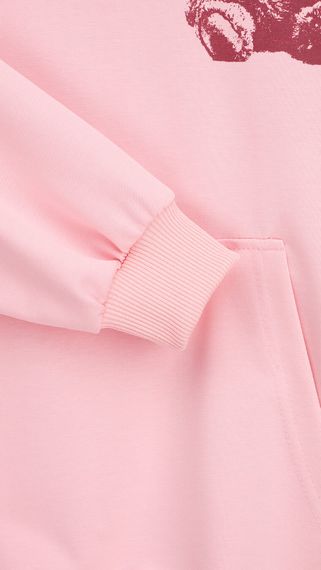 Худі з принтом для дівчинки LAWA P-GB02344 146 см Рожевий shop (2000999558863) | Зображення 2