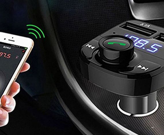 Автомобильный модулятор трансмиттер X8 Bluetooth A2DP/V4.2+EDR MP3 плеер USB зарядка | Зображення 7