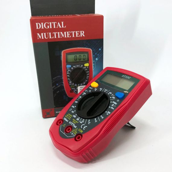 Цифровий Мультиметр 33 C DT DIGITAL мультитестер тестер, електронний мультиметр, професійний тестер | Зображення 6