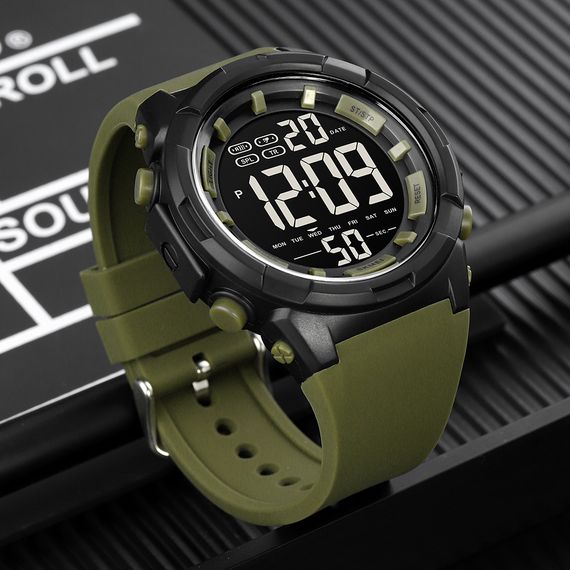 Чоловічий годинник Skmei 1845AG Army Green | Зображення 3