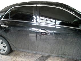 Верхня окантовка стекол (4 шт, нерж) для Toyota Corolla 2007-2013 рр