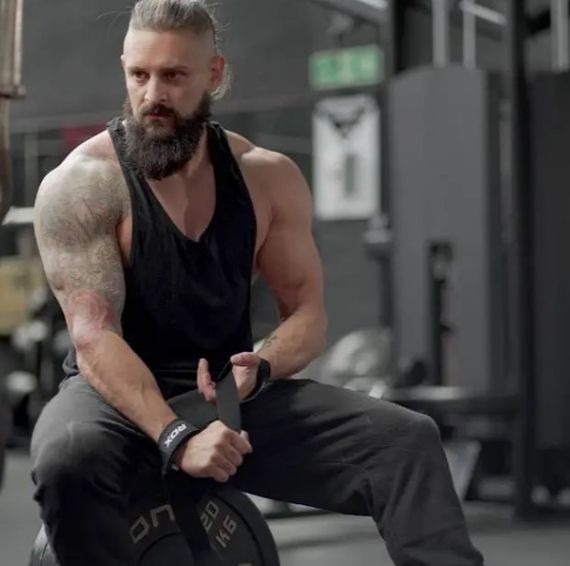 Лямки для тяги RDX W1 Gym Single Strap Camo Gray Plus (WAN-W1CG+) | Зображення 1