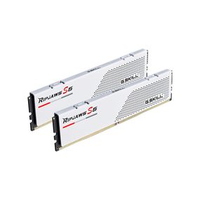 Модуль пам'яті для комп'ютера DDR5 32GB (2x16GB) 6400 MHz Ripjaws S5 Matte White G.Skill (F5-6400J3648F16GX2-RS5W)