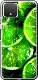 Чохол на Google Pixel 4 Зелені часточки лимона "852t-1755-2448"