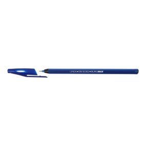 Ручка масляная BUROMAX BM.8362-01, LINEA, 0,5 мм, трехгранный корпус, синие чернила (6482)