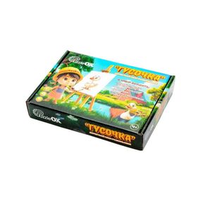 Деревянный пазл-раскраска А5 "Гусочка" Puz-22937 кисточка, краски, клейкая пленка