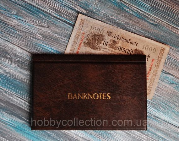 Альбом на бони кишеньковий BANKNOTES (XXL) 215х145 - 20 листів