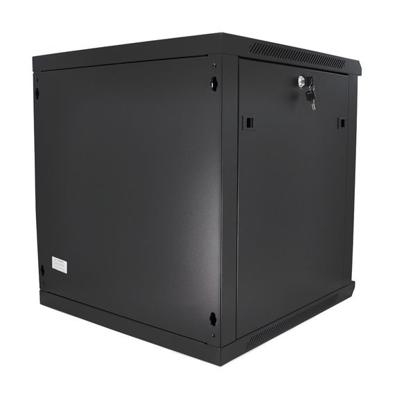 Шафа Merlion 22U, 600*450*1081mm (Ш*Г*В)мм загартоване скло, чорна, сталь 1,2мм із замком (у розібраному вигляді!!!) | Зображення 1