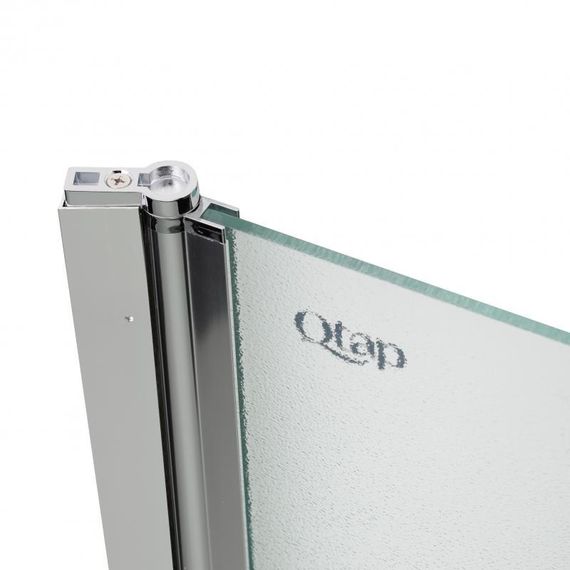 Штора на ванну Qtap Standard CRM407513APL скло Pear 6 мм, 75х140 см, ліва | Зображення 4
