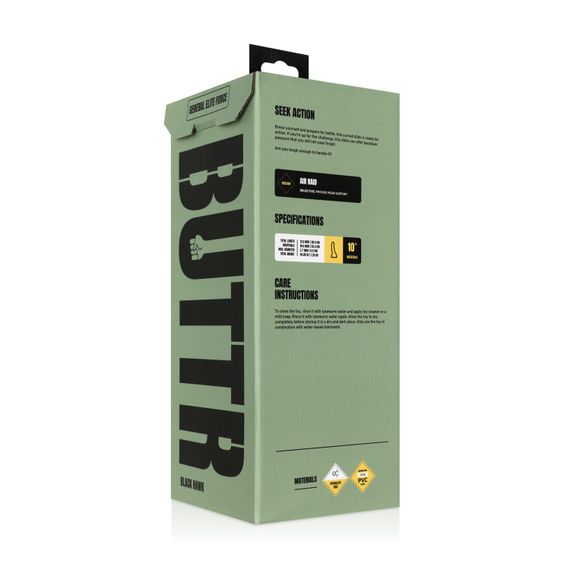 Фалоімітатор BUTTR - Black Hawk Curved Anal Dildo | Зображення 8