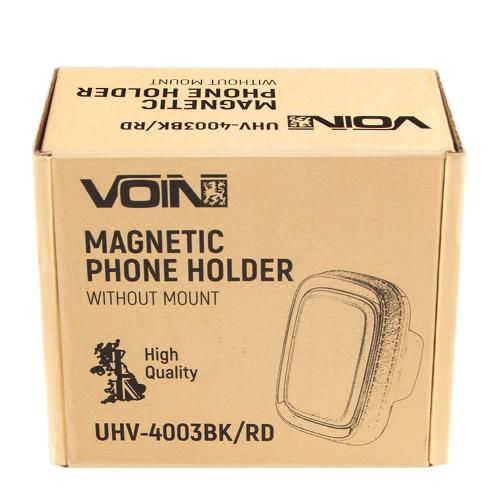 Тримач мобільного телефону VOIN UHV-4003BK/RD магнітний, без кронштейна | Зображення 7