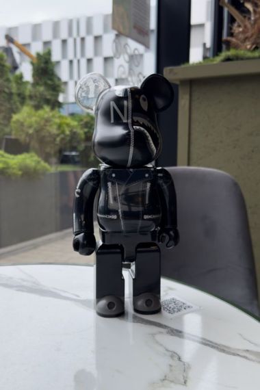 Bearbrick дизайнерська статуетка ведмідь Беарбрік 28 см mb031 чорний | Зображення 1