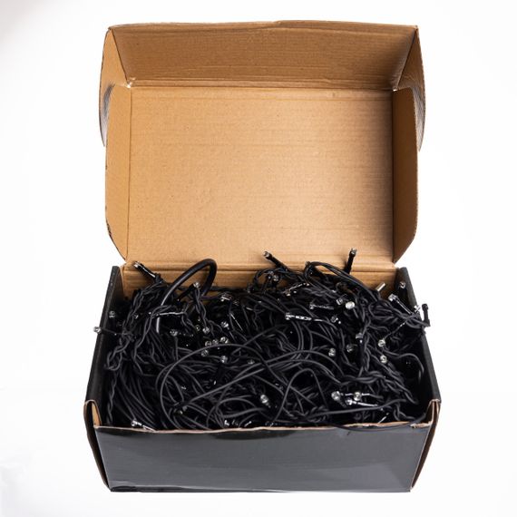 Вулична гірлянда Бахрома 20 м 335 LED гірлянда штора чорний провід Білий 20MBW | Зображення 3