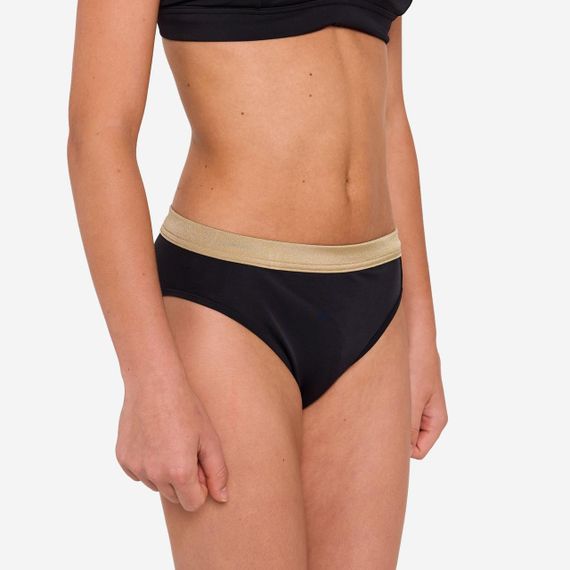 Плавки для дівчат 900 Buddy чорні/золотисті - 14-15 р 160-66 см | Зображення 2