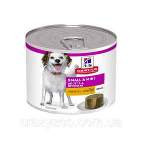 Вологий корм для собак малих порід Hill`s Adult Small & Mini Chicken з куркою 200 г 608329