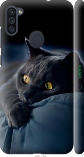 Чохол на Samsung Galaxy A11 A115F Димчастий кіт "825m-2012-2448"