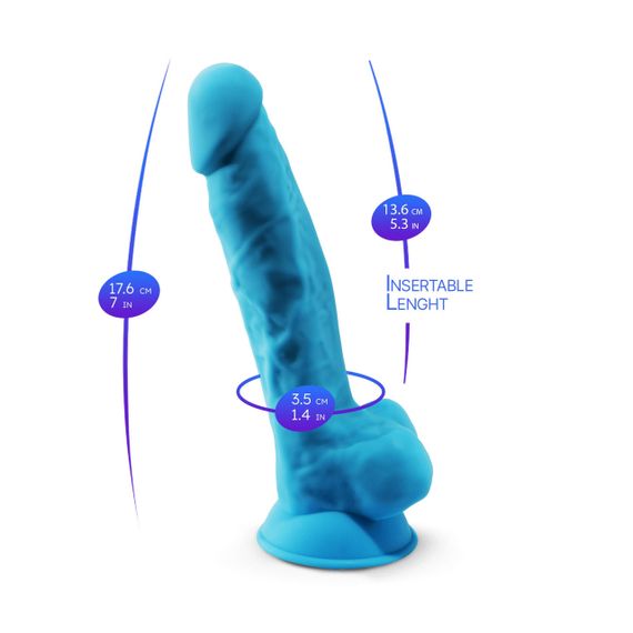 Фаллоимитатор S.D Model 1 ( 7 ) Blue Sex Aura | Зображення 4