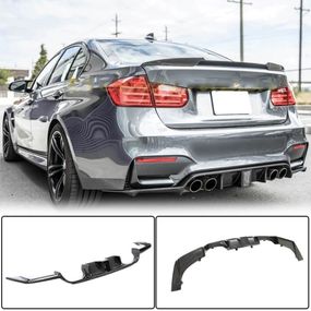 Дифузор заднього бампера V13 (для F80, Карбон) для BMW 3 серія F-30/31/34 2012-2019 рр