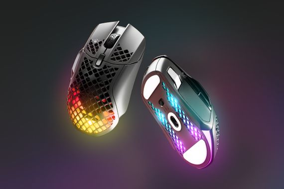 Мишка SteelSeries Aerox 5 Wireless RGB, 18000dpi., 9кн., чорна | Зображення 5