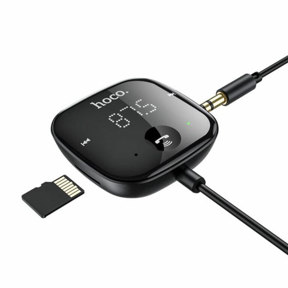 Bluetooth ресивер HOCO E65 Unity car BT FM transmitter Black | Зображення 2