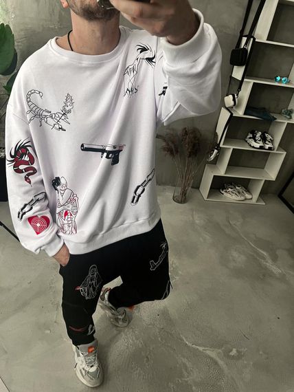 Костюм світшот штани ДТФ | Зображення 2