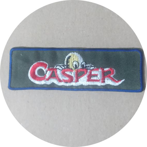 Нашивка на одежду (термо) Casper 115*36 мм Зелений