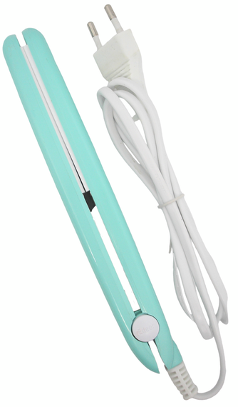 Плойка для волосся гофре щипці прасок стайлер портативна для подорожей дорожня Progemei GM — 2986 бірюзовий | Зображення 1