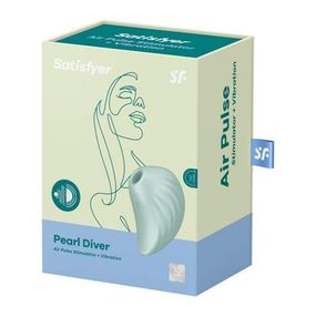 Вакуумный клиторальный вибратор - Satisfyer Pearl Diver Mint Sex Aura