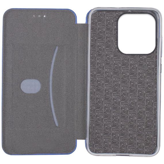 Шкіряний чохол-книжка Classy для Xiaomi Redmi Note 14 4G (Int. version) Синій | Зображення 2