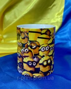 Чашка керамічна з принтом Міньйони 425 мл (2427-034)