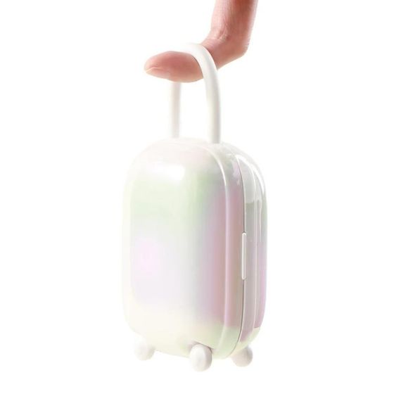 Виброяйцо и вакуумный стимулятор для клитора 2 в1 BeYourLover Magic Suitcase в зарядном кейсе, белый Sex Aura | Зображення 2