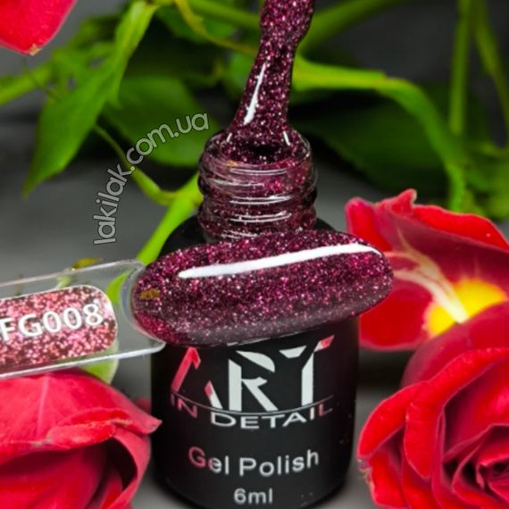 Світловідбиваючий гель-лак ART in detail FG08 6мл