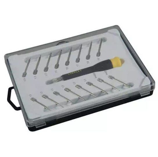 Набір викруток Stanley для точної механіки з цанговим утримувачем 16 шт (STHT0-62633)