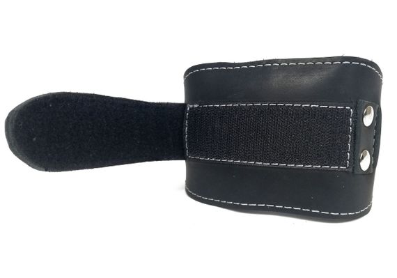 Манжета EasyFit F9 чорна для тяги на тренажері (шкіра) (EF-LGSTR-F9) | Зображення 2