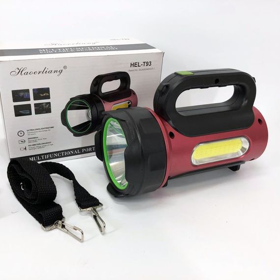 Ліхтар переносний кемпінг T93-LED+COB з функцією PowerBank, повербанк, сонячна батарея | Зображення 9