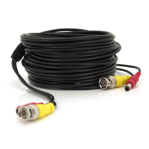 Кабель для камер відеоспостереження Ritar BNC + DC 20m до 5МР AHD / CVI / TVI / | Зображення 1