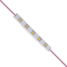 Светодиодный модуль 12V 1.2W SMD 2835 WW IP65 (BY-093/5)