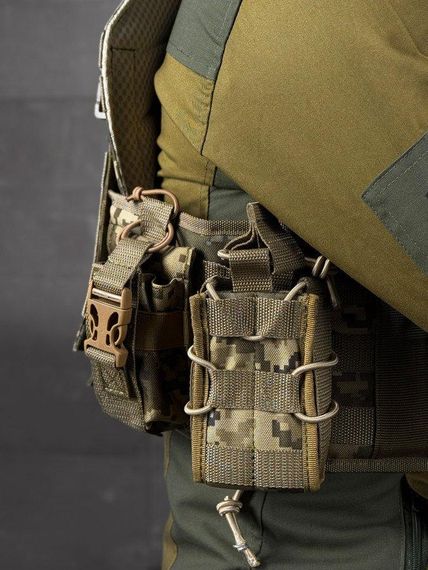 Плитоноска 4 точки скидання REVENGER піксель ВТ5042 | Зображення 6