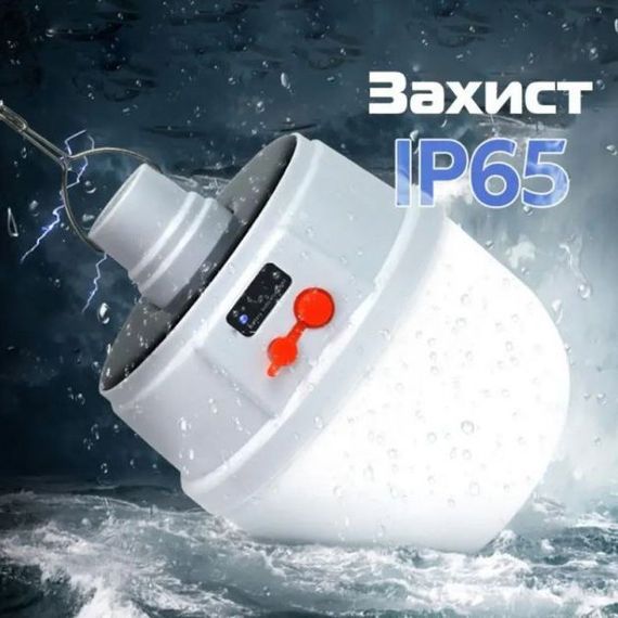 Акумуляторна кемпінгова LED лампа світильник JD-2022 із сонячною панеллю, кемпінговий підвісний | Зображення 4